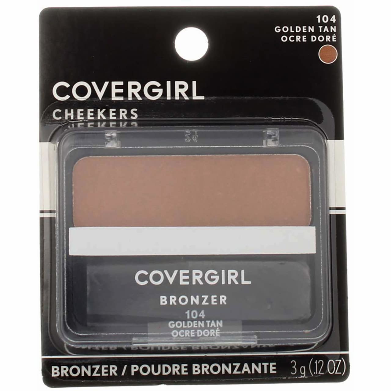 Cover Girl cheekers Bronzer 104 Golden Tan .12 oz Beauty & Personal Care COVERGIRL