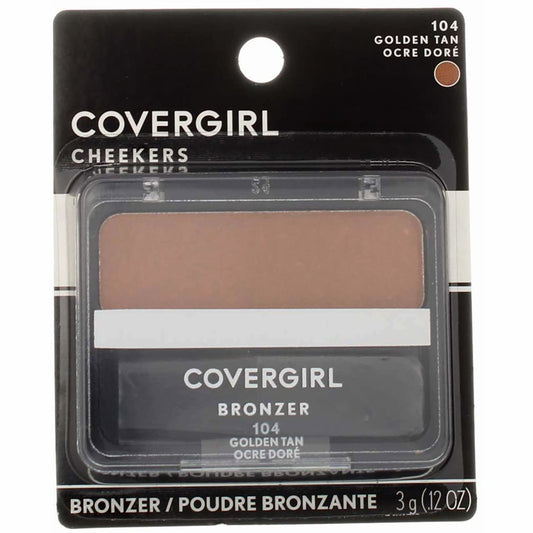 Cover Girl cheekers Bronzer 104 Golden Tan .12 oz Beauty & Personal Care COVERGIRL