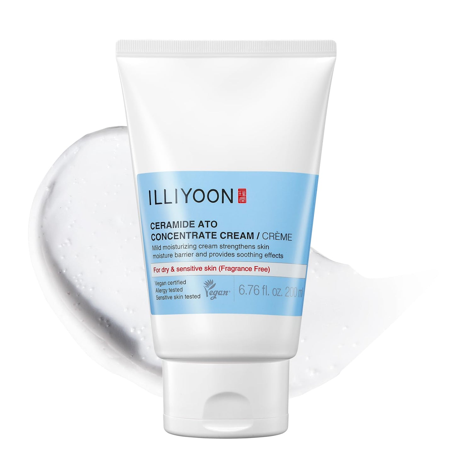 Illiyoon Ceramide Ato Concentrate Cream | Moisturizer for Dry & Sensitive Skin, 100hr Lasting Hydration, For Face & Body, Gentle for Infants, Moisture Beauty and Personal Care Illiyoon