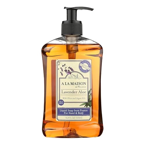 French Liquid Soap Lavender Aloe 16.90 Ounces Beauty & Personal Care A LA MAISON