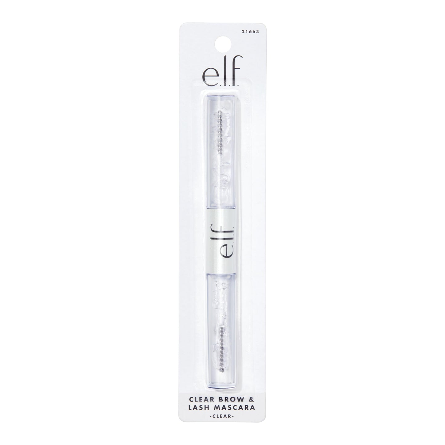 e.l.f. Clear Brow & Lash Mascara, Dual-Sided Brushable Clear Gel For Groomed Brows & Eyelashes, Long-Wear Conditioning Formula, Vegan & Cruelty-Free Beauty & Personal Care e.l.f.