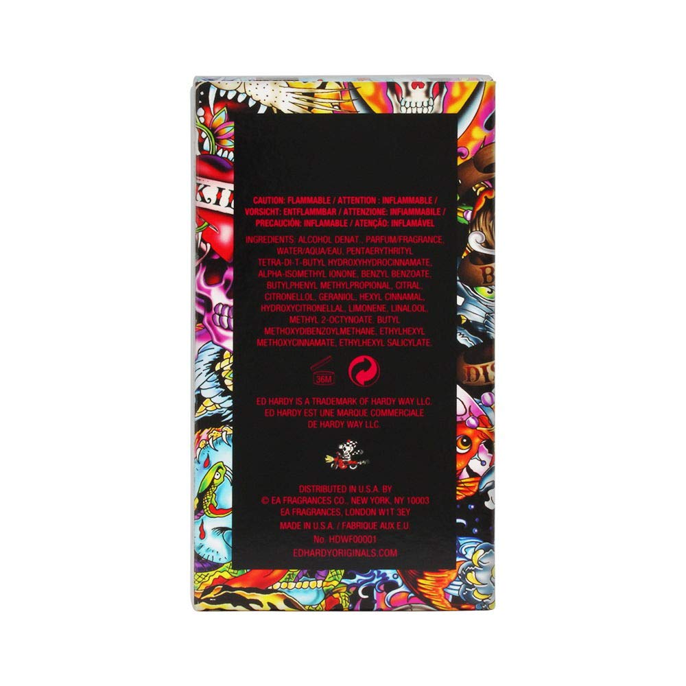 Ed Hardy Hearts & Daggers 3.4 Edp Sp For Women Fragrance:women 0 Beauty & Personal Care Christian Audigier