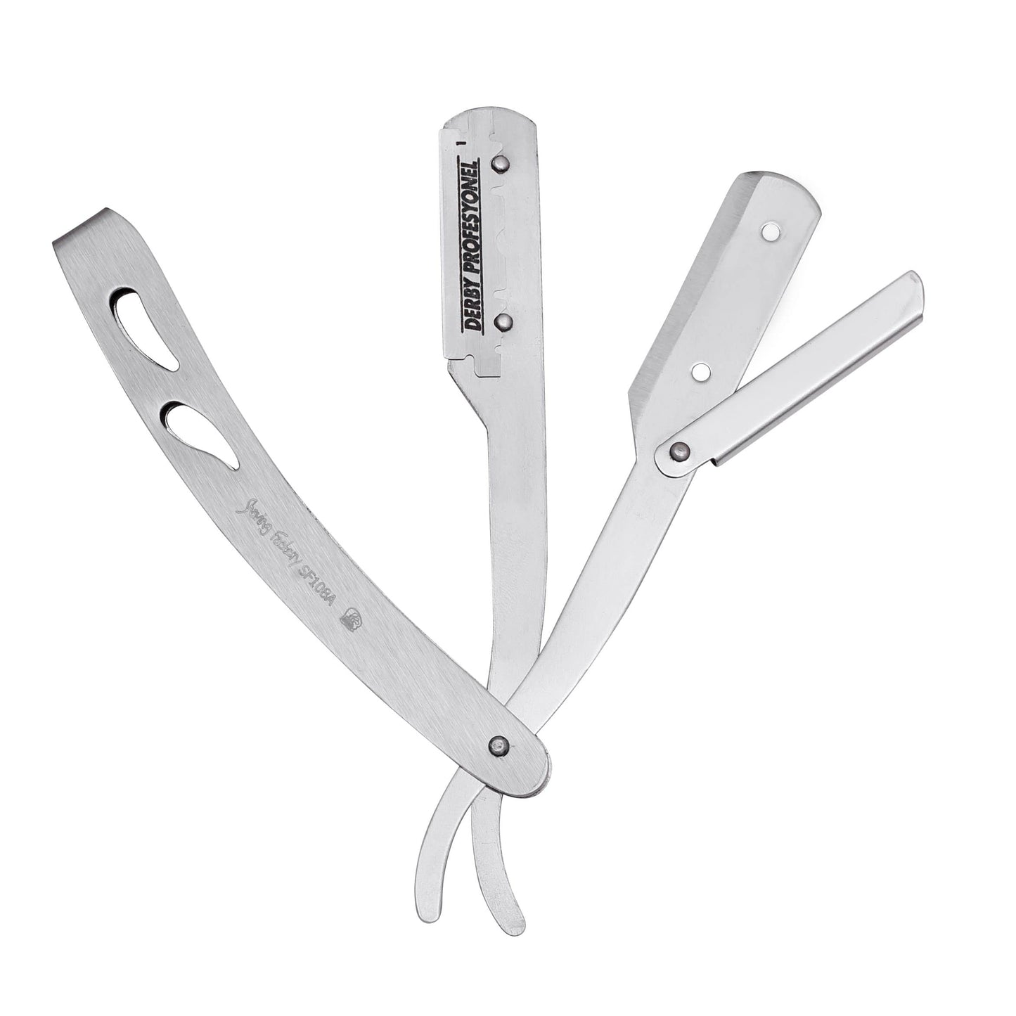 The Shave Factory Straight Edge Razor Kit - with Single Stainless Steel razors (Matte + Derby Professional) Beauty and Personal Care the shave factory