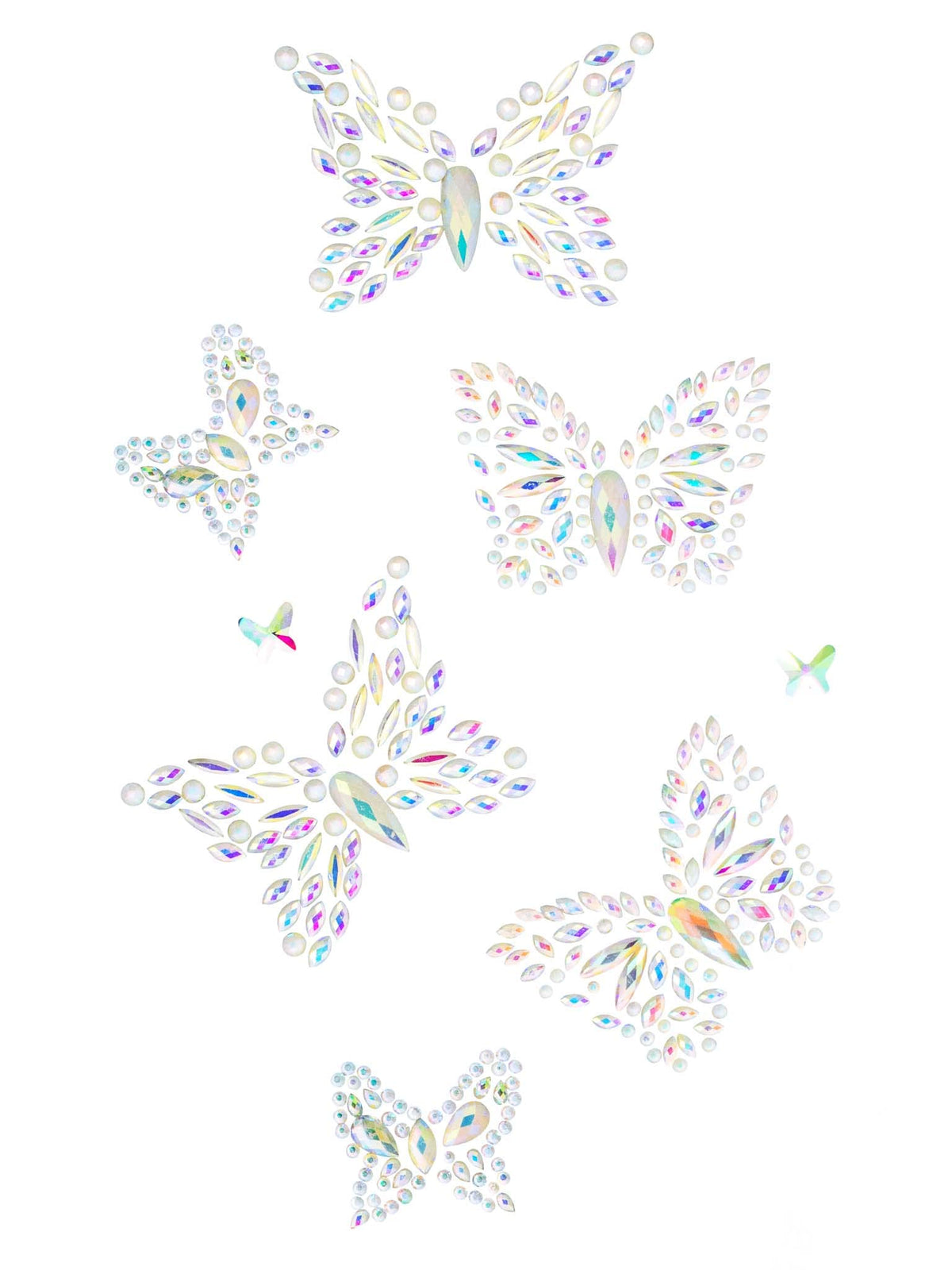 Leg Avenue Aurelia Adhesive Glow in The Dark Body Jewels Sticker.
