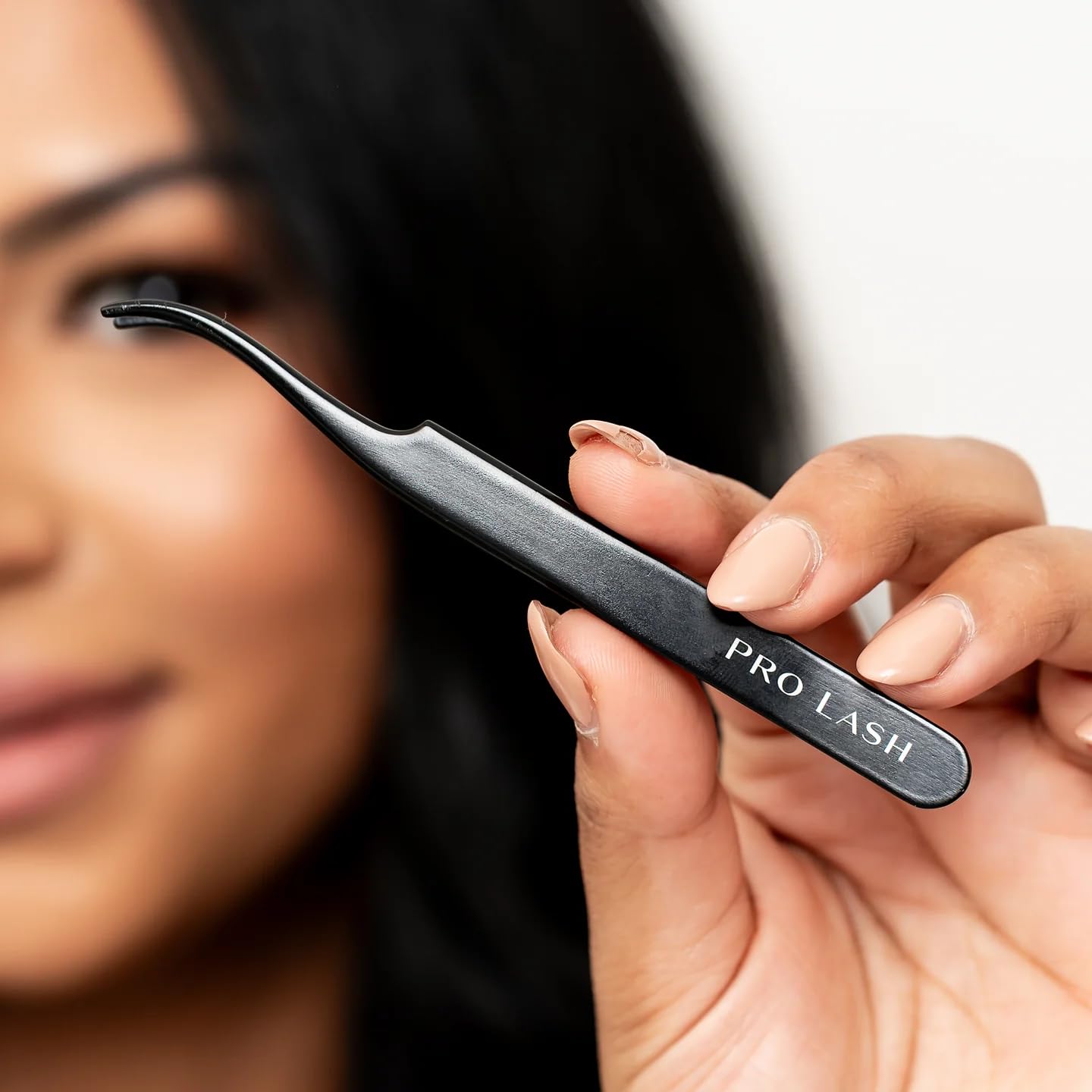 Pro Lash Pro Tweezers for Eyelash Extensions - Precision Lash Tweezers for Women, Patent-Pending Enamel Coated Tweezer for Eyelash Clusters, 10 Plus Beauty and Personal Care Pro Lash