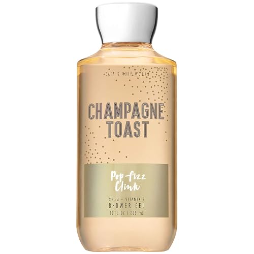 Bath & Body Works Champagne Toast Body Wash, Nourishing Cleanser with Pro-Vitamin B5 & Aloe, Bubbly Champagne & Sparkling Berry Scent, Gentle Beauty & Personal Care Bath & Body Works