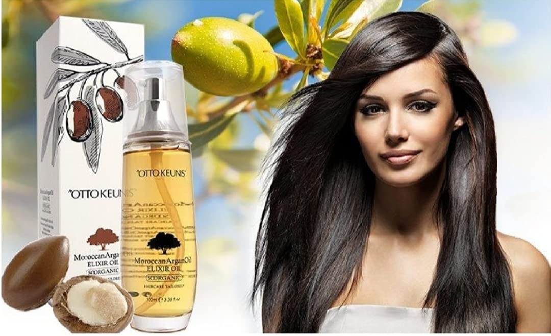 Otto Keunis Moroccan Argan Oil Elixir Oil Haircare Tailored-super Antioxydant-top Moisturizer 100ml. Beauty & Personal Care OTTO KEUNIS