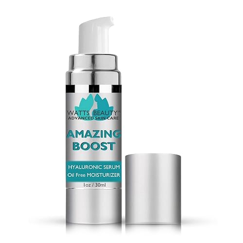 Watts Beauty Amazing Boost Ultra Hydrating Hyaluronic Serum - Oil Free Face Moisturizer 1 oz Beauty & Personal Care Watts Beauty