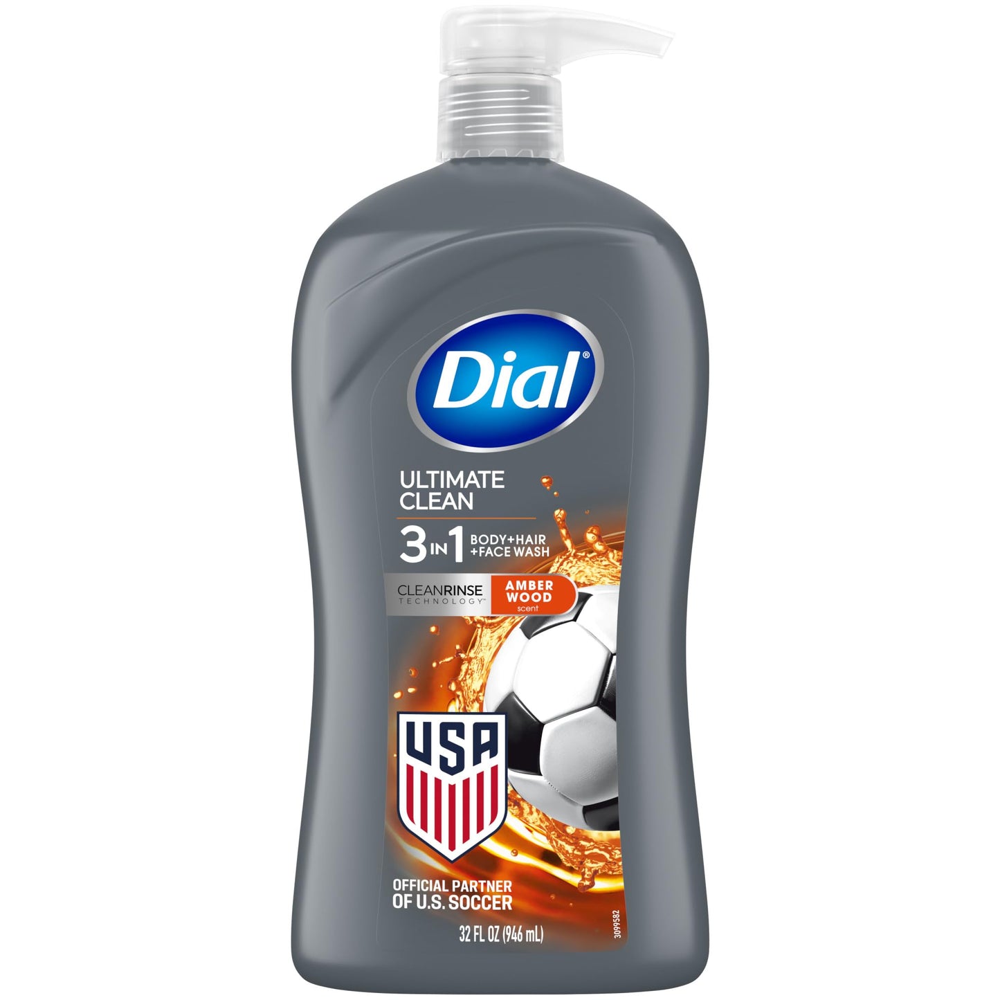 Dial Men 3in1 Body, Hair and Face Wash, Ultimate Clean, 32 Fl Oz Beauty and Personal Care Dial