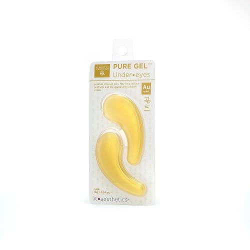 Earth Therapeutics Pure Gel Under Eye Patches - Gold (1 Pair) - Reduces Puffiness and Fine Lines Beauty & Personal Care Earth Therapeutics