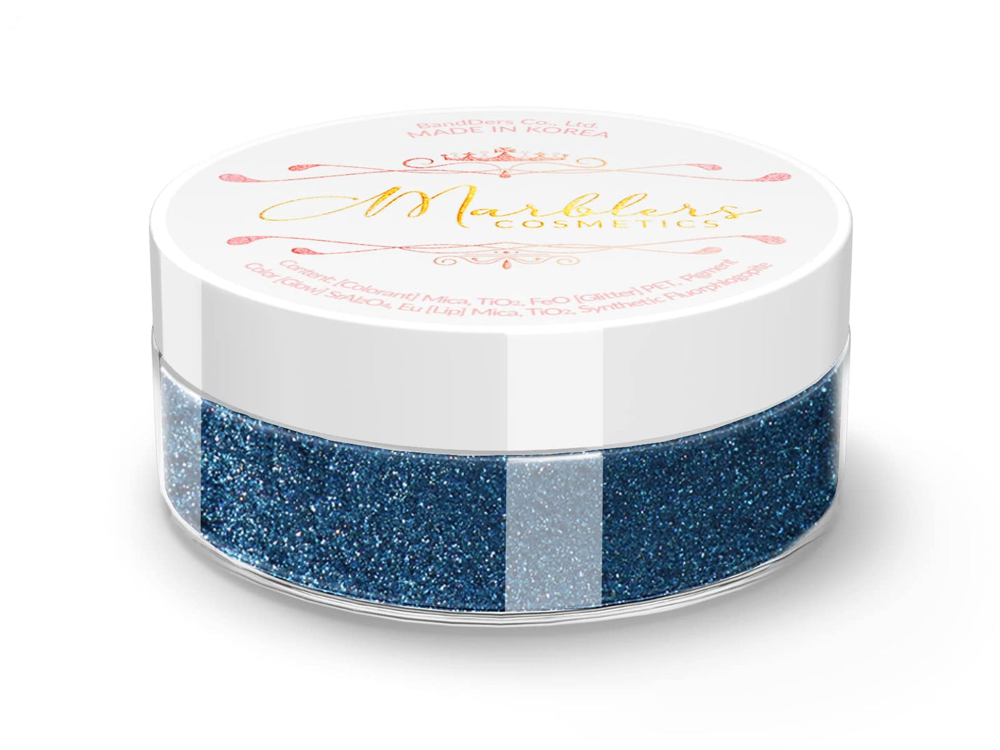 MARBLERS Chunky Natural Mica Powder [Velvet Blue Pearl] 0.11oz (3g) | Highly Pigmented | Non-Toxic, Vegan, Cruelty-Free | Eyeshadow, Body Butter, Nail Beauty & Personal Care MARBLERS
