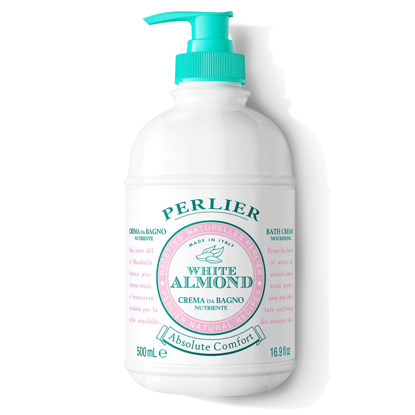 Perlier White Almond Shower & Bath Cream - Nourishing & Soothing Luxury Bath Cream Made with Almond Oil for Deep Moisturization and Hydration (16.9 Beauty & Personal Care Perlier