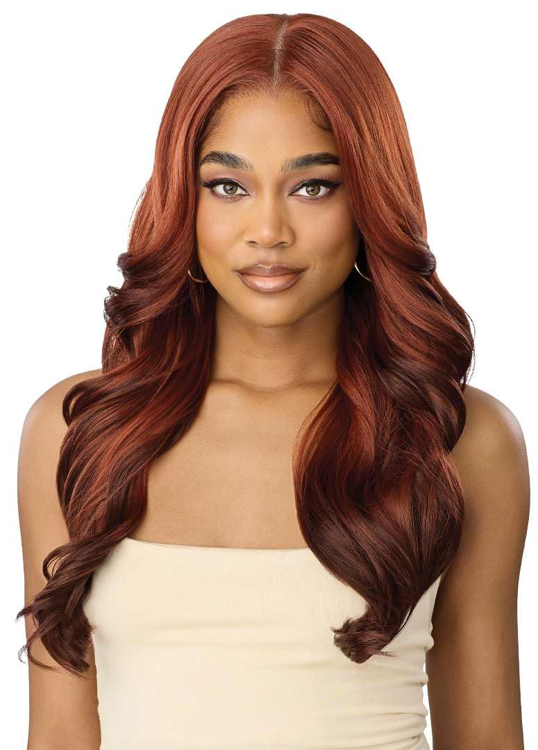 Outre Lace Front Wig - Perfect Hair Line 13X6 Frontal - OnVybes - OnVybe 18 (DRST4/HAZELNUT HONEY)