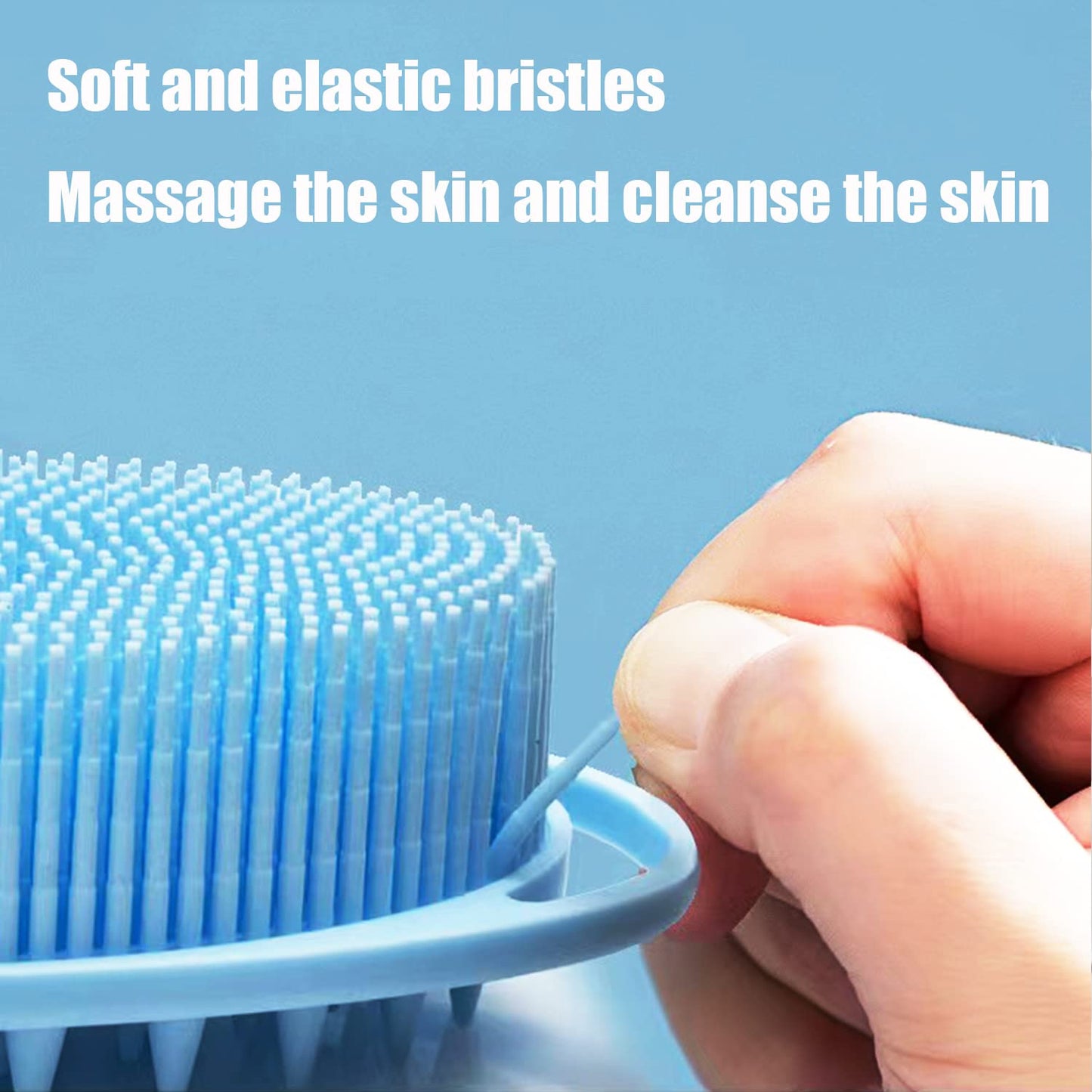 Soft Exfoliating Body Bath Shower Scrubber - Silicone Body Brush, 3 Pack for Kids and Adults with All Kinds of Skin Beauty & Personal Care MR LION