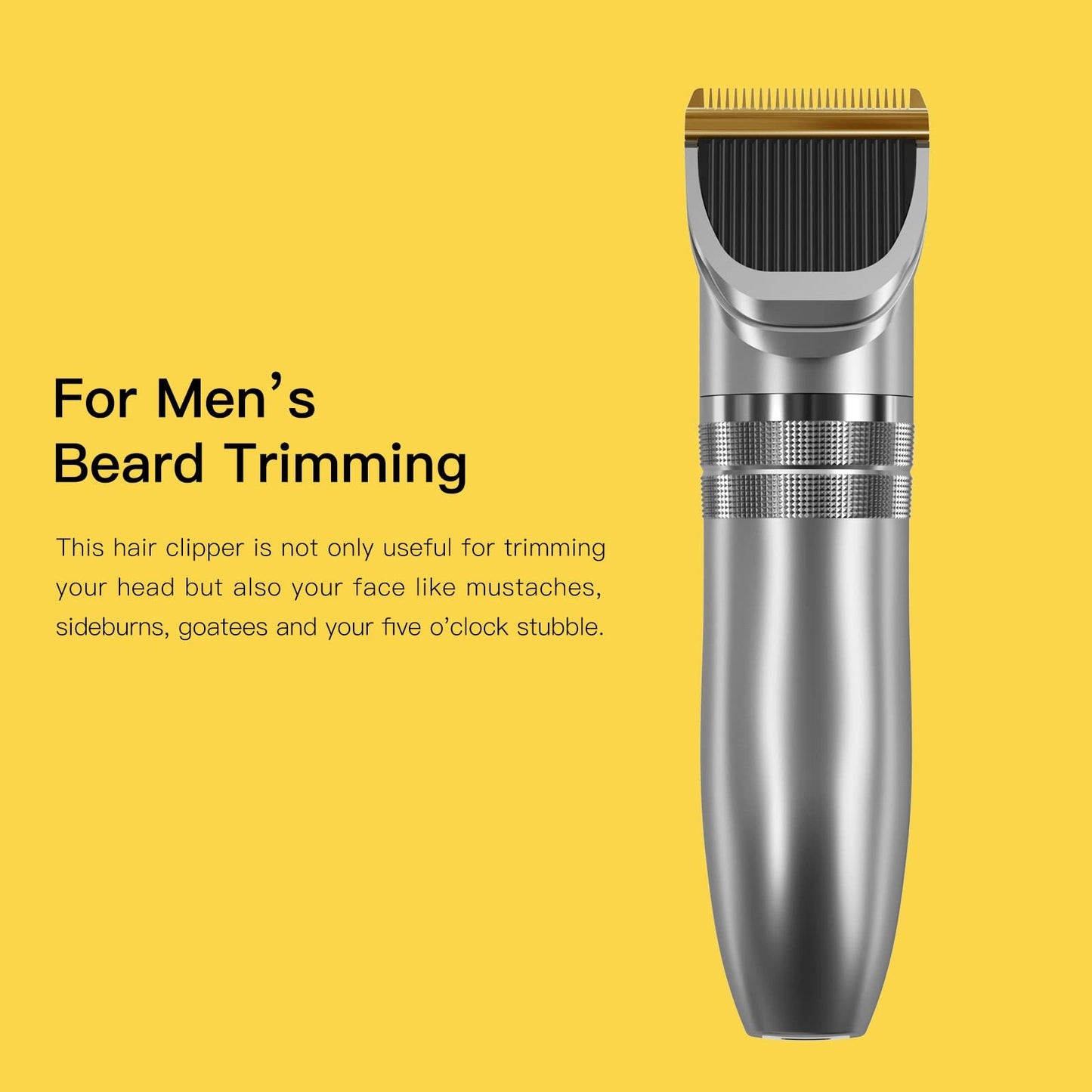 HIONJIN Men Beard Trimming Professional Hair Clippers Rechargeable Machine Hair Cutting Clippers Shaving(E) Beauty and Personal Care HIONJIN