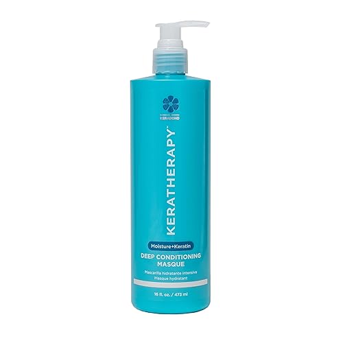 KERATHERAPY Keratin Infused Deep Conditioning Masque, 16.9 fl. oz., 500 ml - Moisturizing Hair Deep Conditioning Treatment with Kerabond, Jojoba Oil Beauty & Personal Care KERATHERAPY