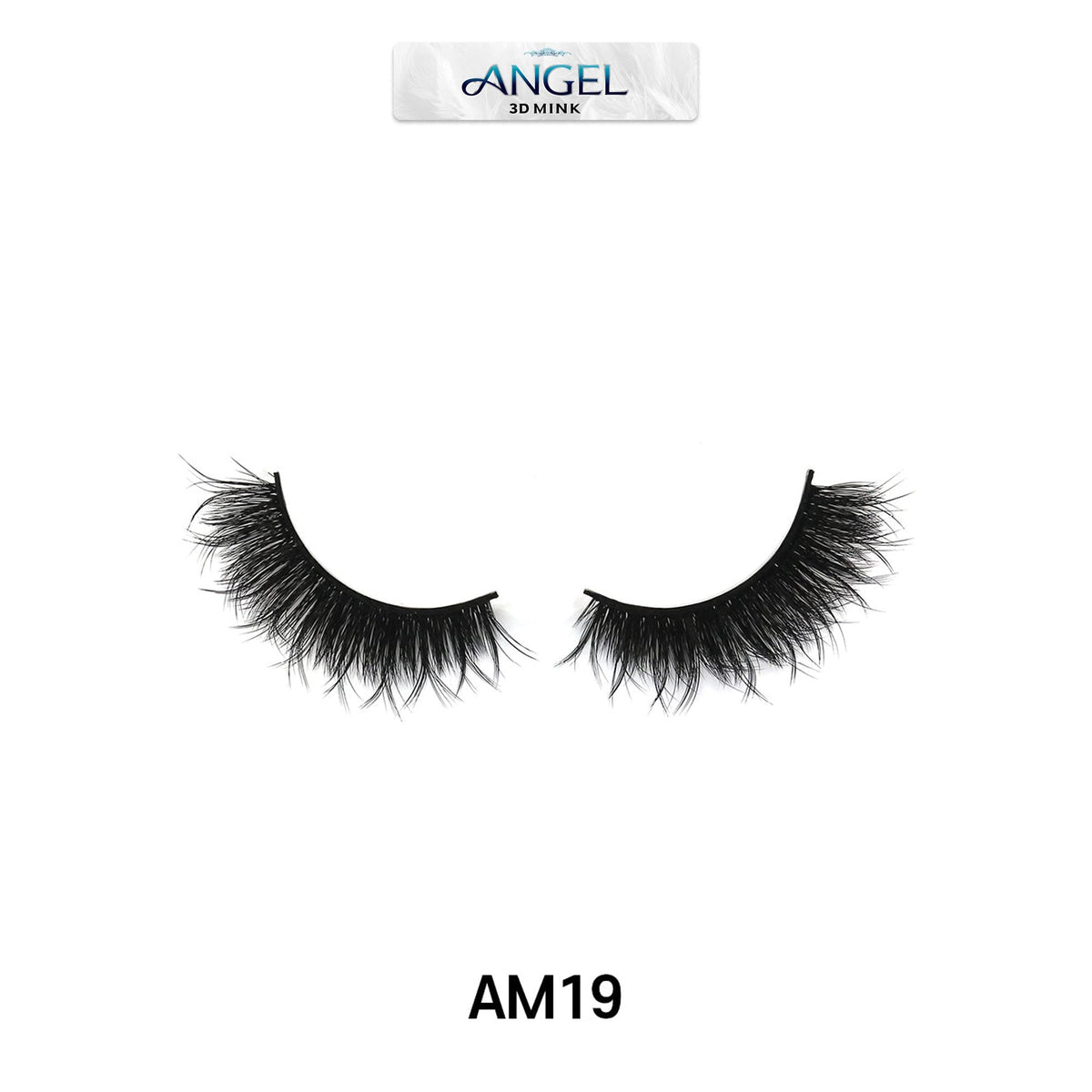 Laflare 3D MINK ANGEL Eyelashes, Soft, Feather-Light, Double-Layer, Voluminous, Glamorous, Fluffy, Striking Look, Reusable Premium Quality False Mink