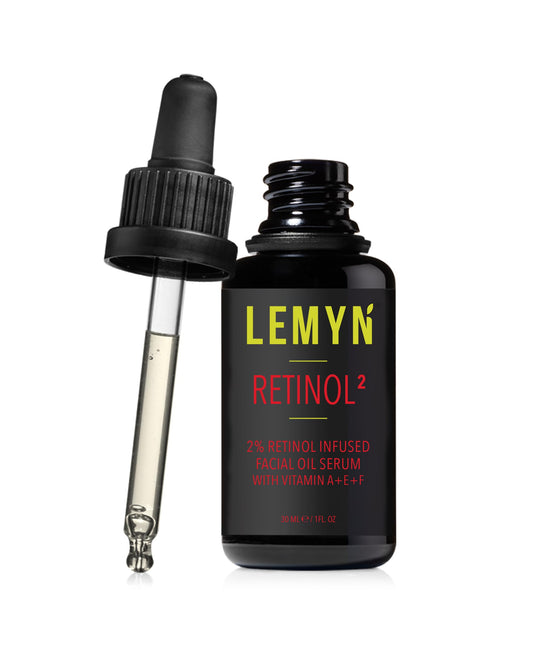 Lemyn Organics Retinol2 Facial Oil Serum with 2% Advanced Gentle Retinol, Vitamin A+E+F - Freshly Made Anti-Aging, Hydrating, and Firming Formula Beauty & Personal Care Lemyn Organics