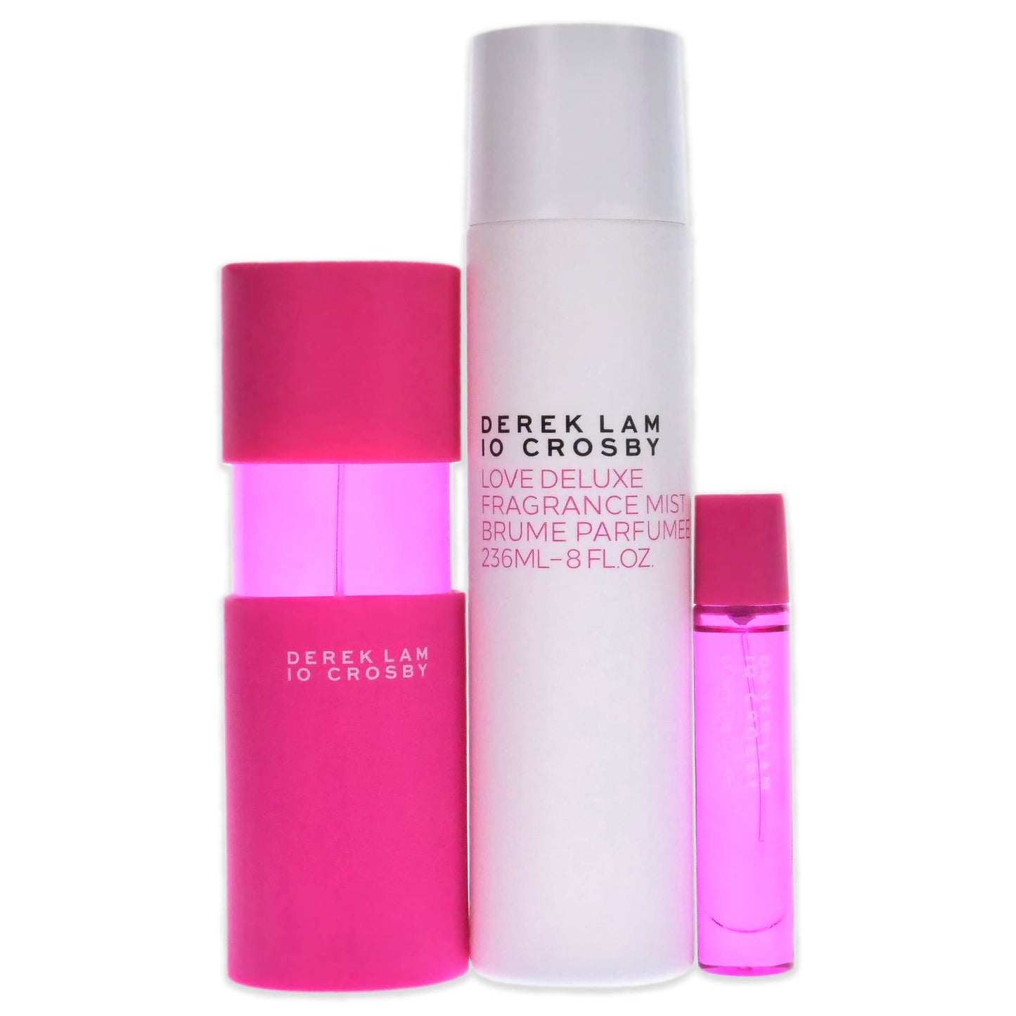 Derek Lam 10 Crosby - Love Deluxe - 3 Pc Gift Set - 3.4 Oz Eau De Parfum, 0.3 Oz Eau De Parfum, 8 Oz Fragrance Mist - Delicate, Refreshing Scent Beauty & Personal Care Derek Lam