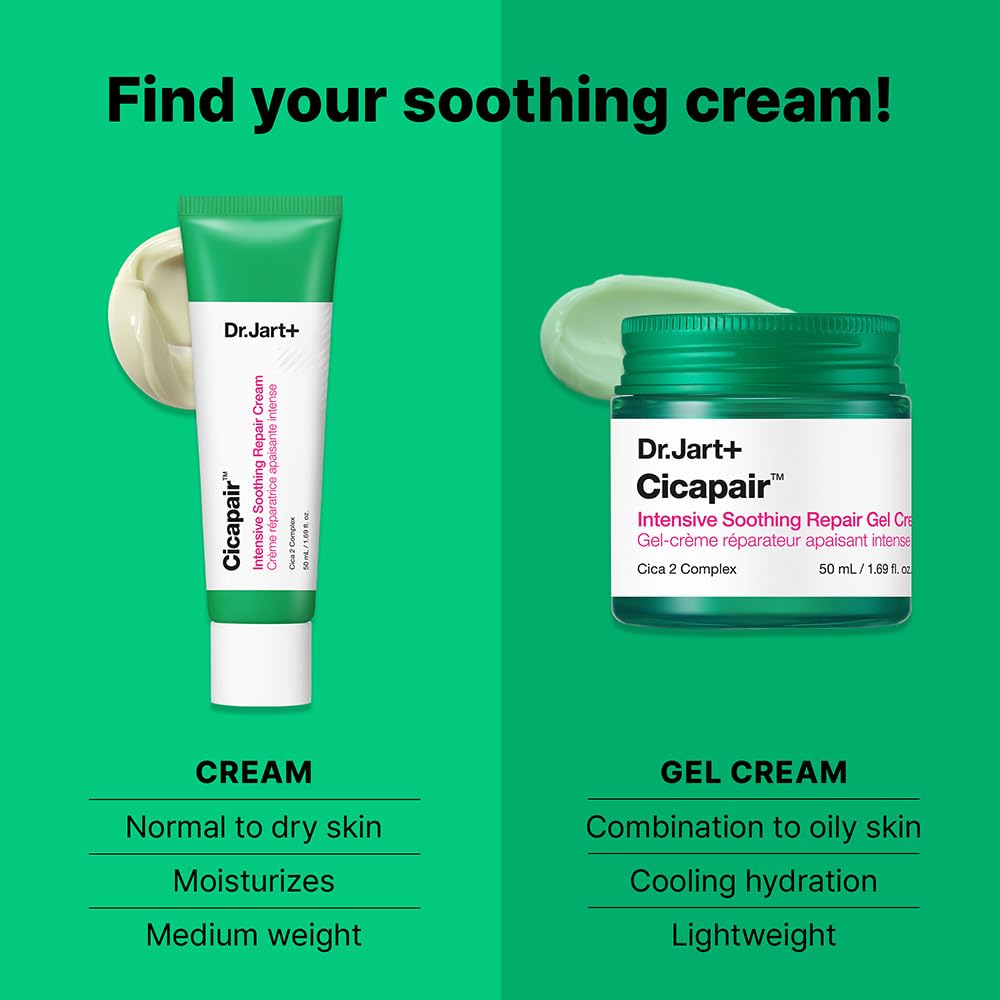 Dr.Jart+ Cicapair Sensitive Skin Korean Face Moisturizer for Redness and Barrier Repair with Centella Asiatica | Korean Skin Care | Travel Size, 0.51 Beauty and Personal Care Dr.Jart+