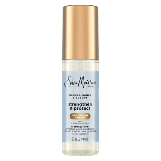 SheaMoisture Strengthen & Protect Hair Oil Manuka Honey & Yogurt Reduces Heat Damage and Protects Hair with an Amla Oil and Manuka Honey Infused Beauty & Personal Care SheaMoisture