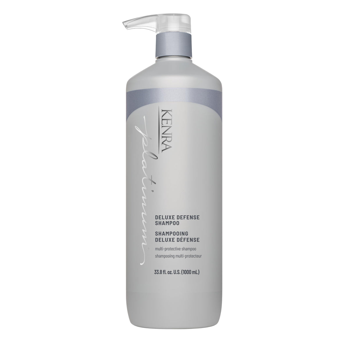 Kenra Platinum Deluxe Defense Shampoo | Strengthening + Breakage Prevention| Damage Repair | Shine Enhancing | Color Protecting | Sulfate Free | All