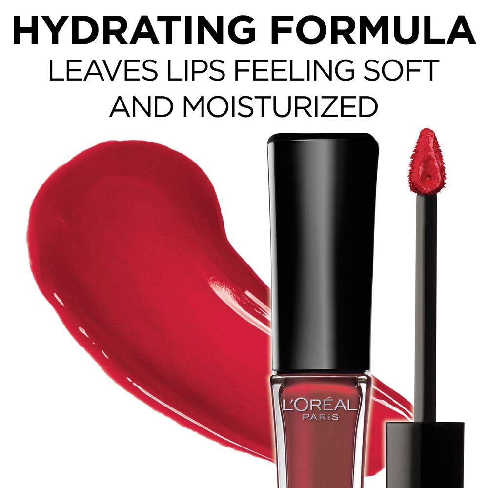 L’Oreal Paris Makeup Infallible 8 Hour Hydrating Lip Gloss, Cherry Flash, 0.21 Fl Oz Beauty & Personal Care L'Oreal Paris