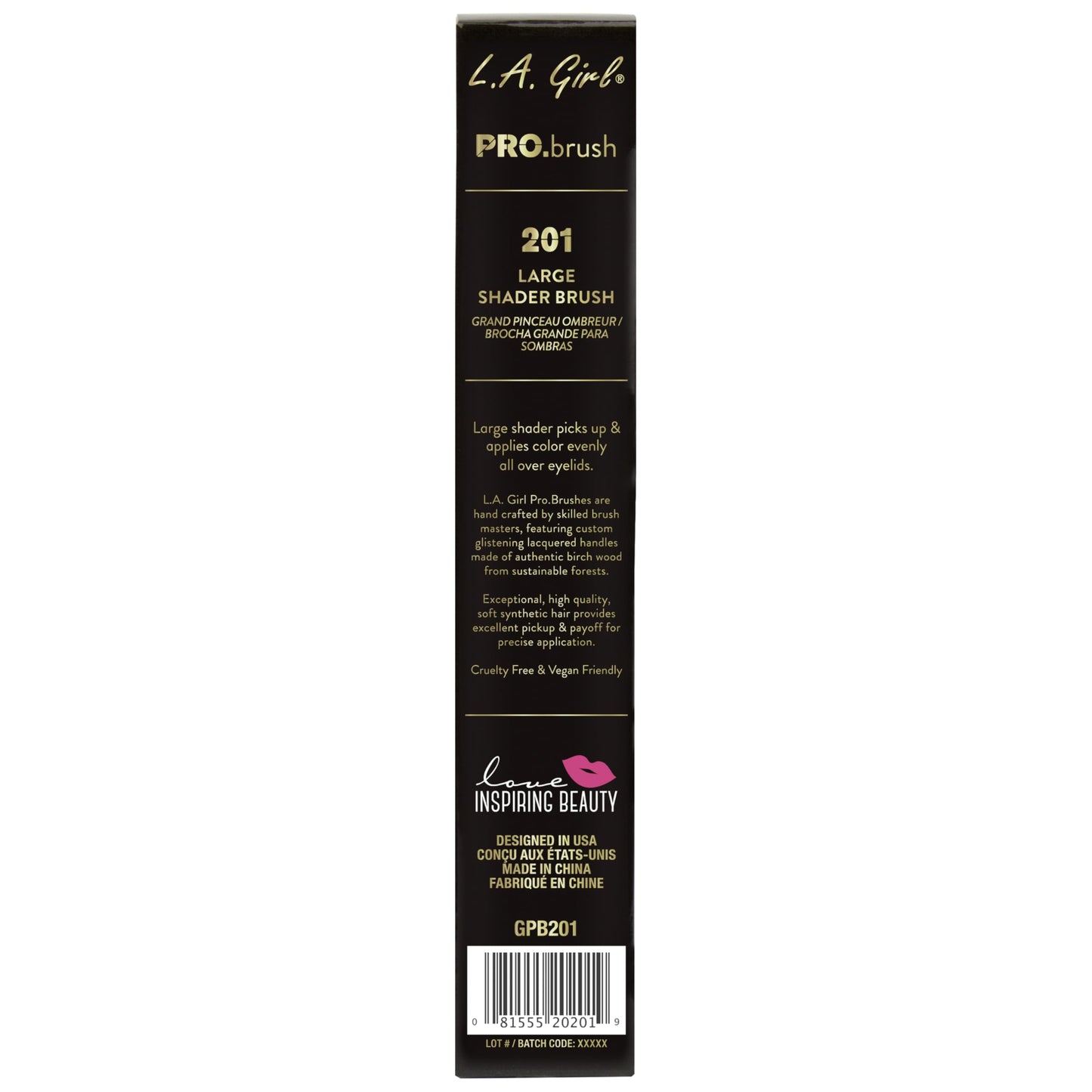 L.A. Girl Pro Cosmetic Brush, Large Shader, 1 Pound Beauty & Personal Care L.A. Girl