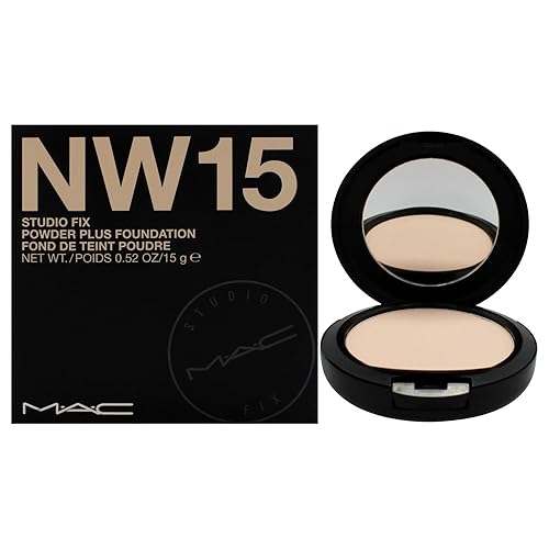 Studio Fix Powder Plus Foundation - NW15 by MAC for Women - 0.52 oz Foundation Beauty & Personal Care MAC
