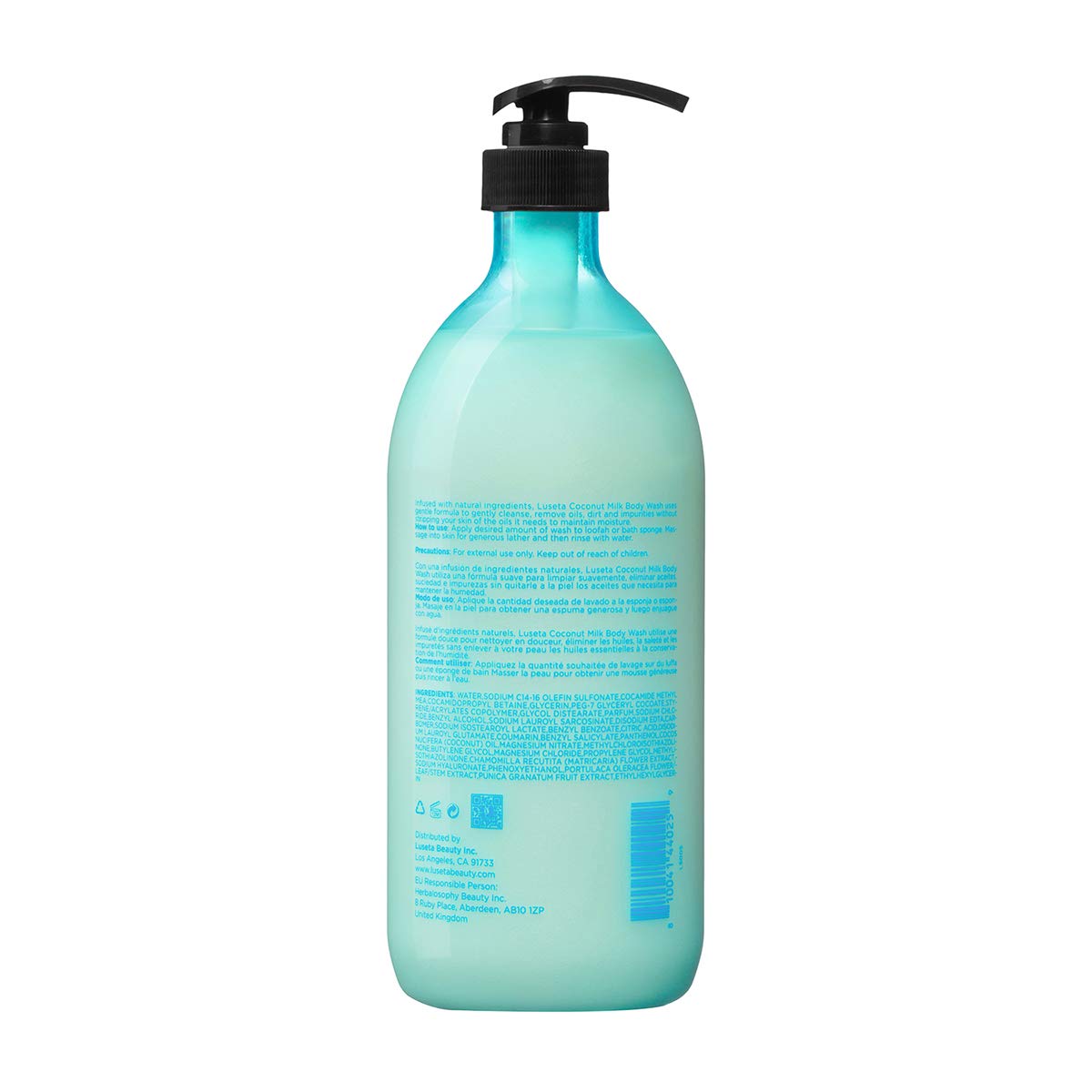 Luseta Coconut Milk Body Wash,Gentle Soap-Free Body Cleanser Deeply Moisturizes for Dry Skin 33.8oz Beauty & Personal Care L LUSETA