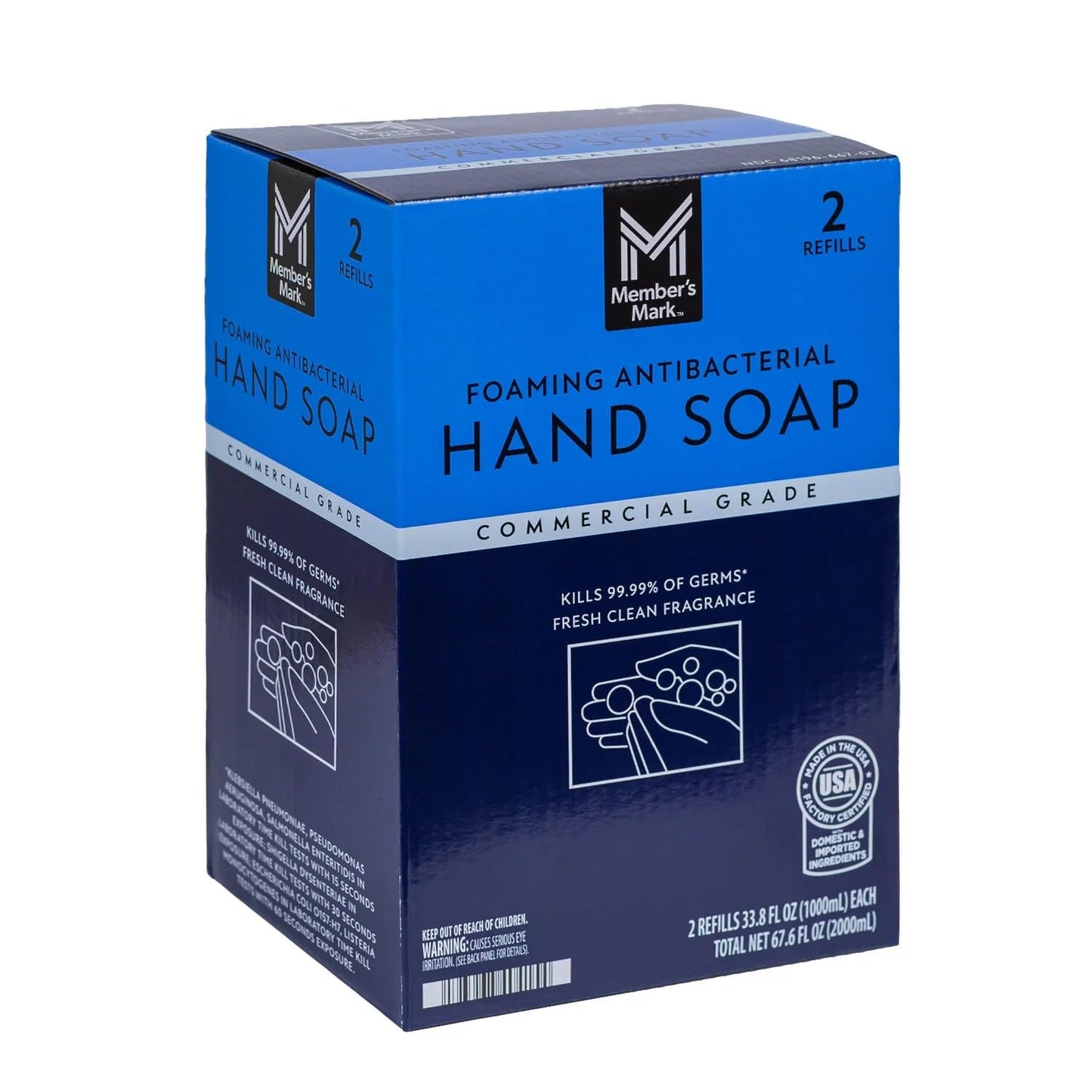 Member's Mark Antibacterial Foaming Hand Soap, 33.8 Fluid Ounce (Pack of 2) Beauty & Personal Care MEMBER´S MARK