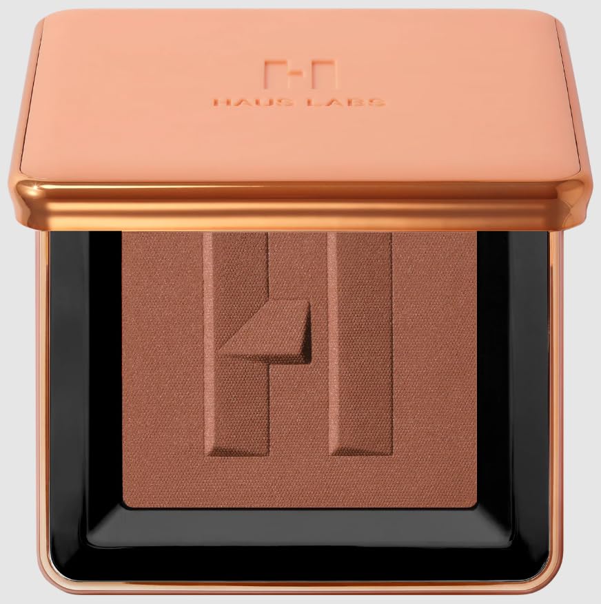 HAUS LABS BY LADY GAGA Power Sculpt Velvet Powder Bronzer - Amber Horizon Medium Beauty & Personal Care HAUS LABS BY LADY GAGA