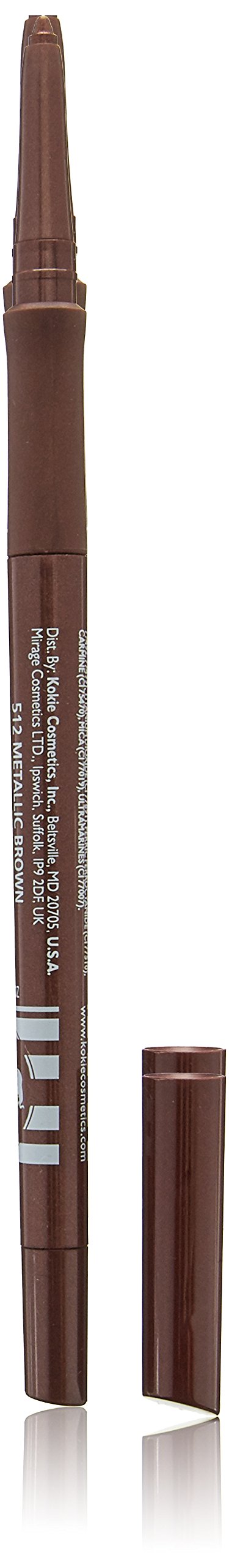 Kokie Cosmetics Retractable Kohl Eyeliner, Metallic Brown, 0.012 Ounce Beauty & Personal Care Kokie