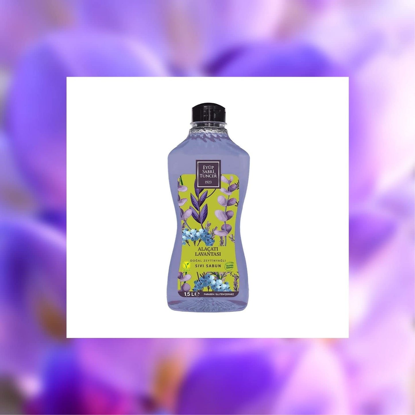 EST Eyup Sabri Tuncer 1923 - Natural Soap Series (Liquid Alacati Lavender -Natural Olive Oil, 1500ml) Beauty & Personal Care EST