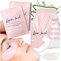100 Pairs Eyelash Extension Under Eye Gel Pads by Lyon Lash - Lint Free with Aloe Vera Hydrogel Eye Patches, Premium Eyelash Extension Supplies Beauty & Personal Care Lyon lash