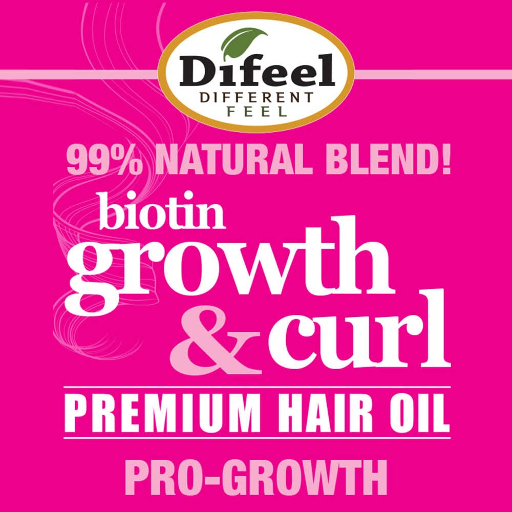 Difeel Biotin Growth & Curl Premium Hair Oil 7.1 oz. Beauty & Personal Care Difeel