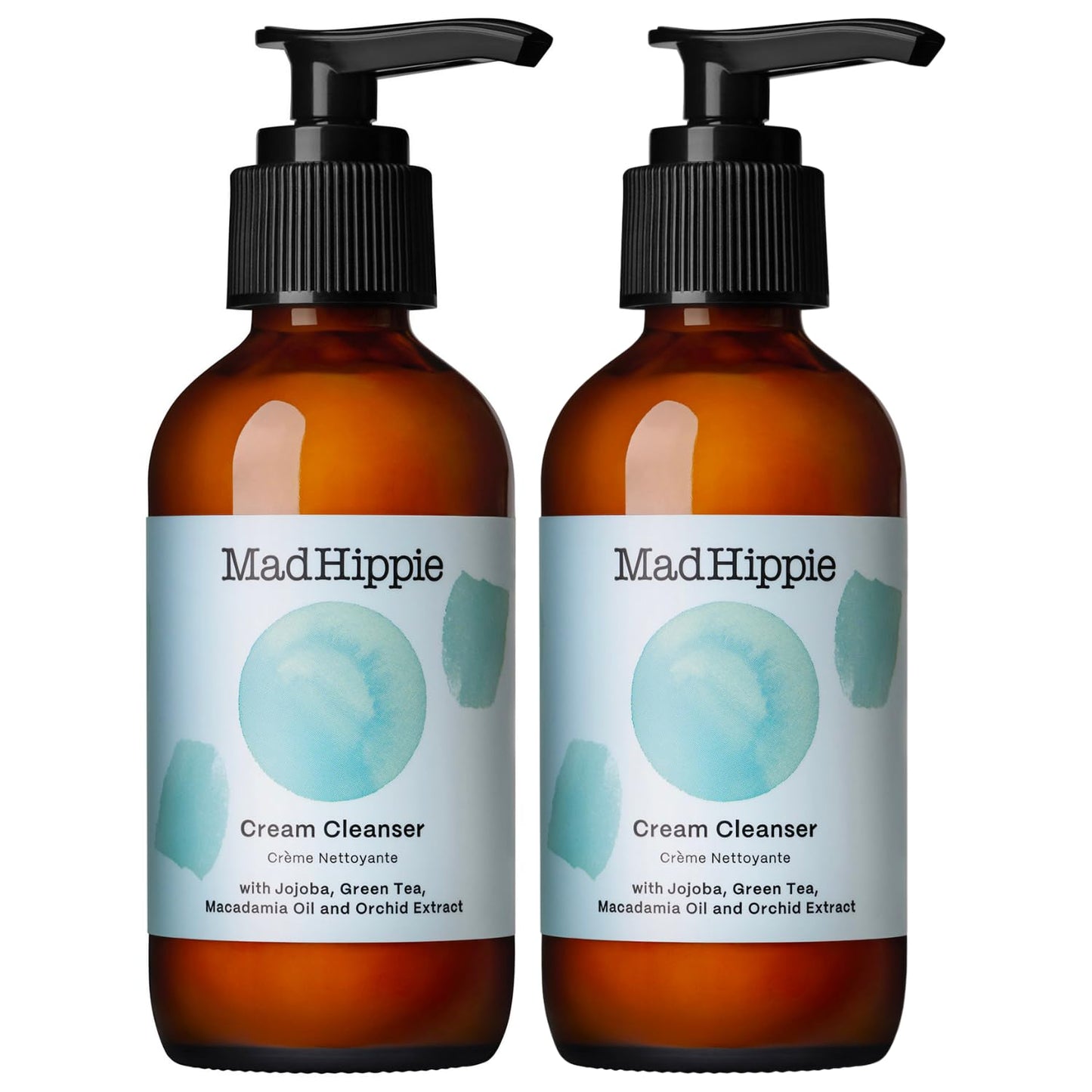 Mad Hippie Cream Cleanser 2-Pack - Gentle Formula with Hyaluronic Acid, Jojoba Oil & Green Tea, Skin Barrier Protection, 4 Oz Ea Beauty & Personal Care Mad Hippie