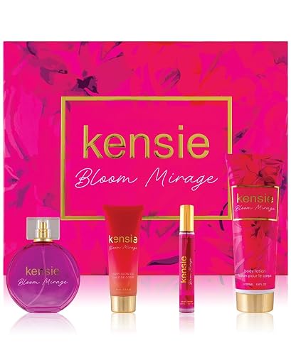 kensie Bloom Mirage EDP 4 Piece Gift Set, 3.4 fl. oz Beauty & Personal Care kensie
