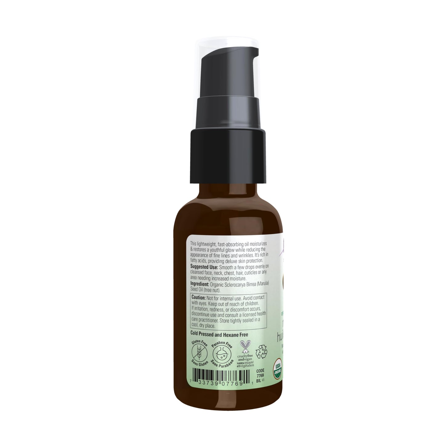 NOW Foods Solutions, Organic Marula Oil, Skin Hydrating and Nourishing, 100% Pure, 1-Ounce Beauty & Personal Care NOW Foods