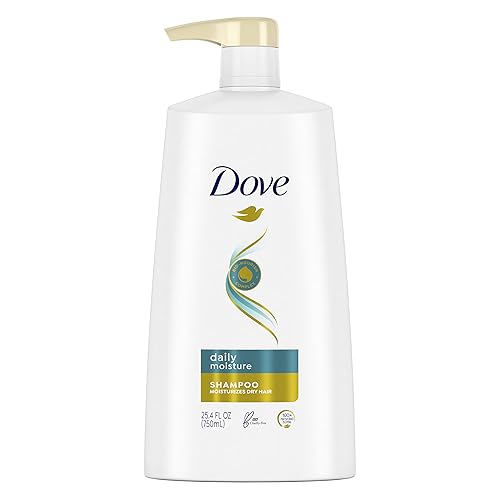 Dove Moisturizing Shampoo with Pump for Dry Hair Daily Moisture with Bio-Nourish Complex for Manageable and Silky Hair 25.4 oz Beauty & Personal Care Dove