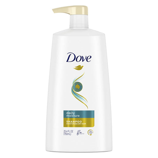 Dove Moisturizing Shampoo with Pump for Dry Hair Daily Moisture with Bio-Nourish Complex for Manageable and Silky Hair 25.4 oz Beauty & Personal Care Dove