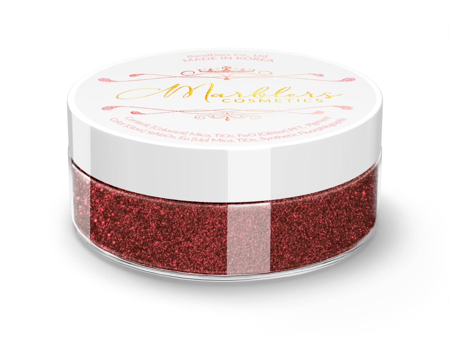 MARBLERS Glitter Mica Powder [Cherry Pie] 0.14oz (4g) | Glitter Mica | Highly Pigmented | Non-Toxic, Vegan, Cruelty-Free | Eyeshadow, Body Butter Beauty & Personal Care MARBLERS