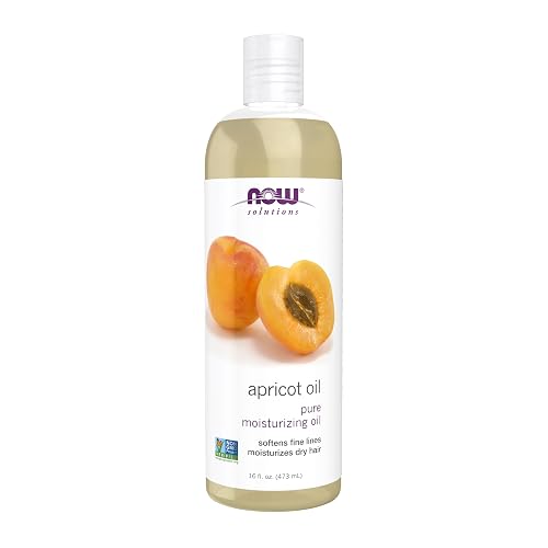 NOW Foods Solutions, Apricot Kernel Oil, Hair Moisturizer, Rejuvenating Skin Oil, Softens Fine Lines, 16-Ounce Beauty & Personal Care NOW Foods