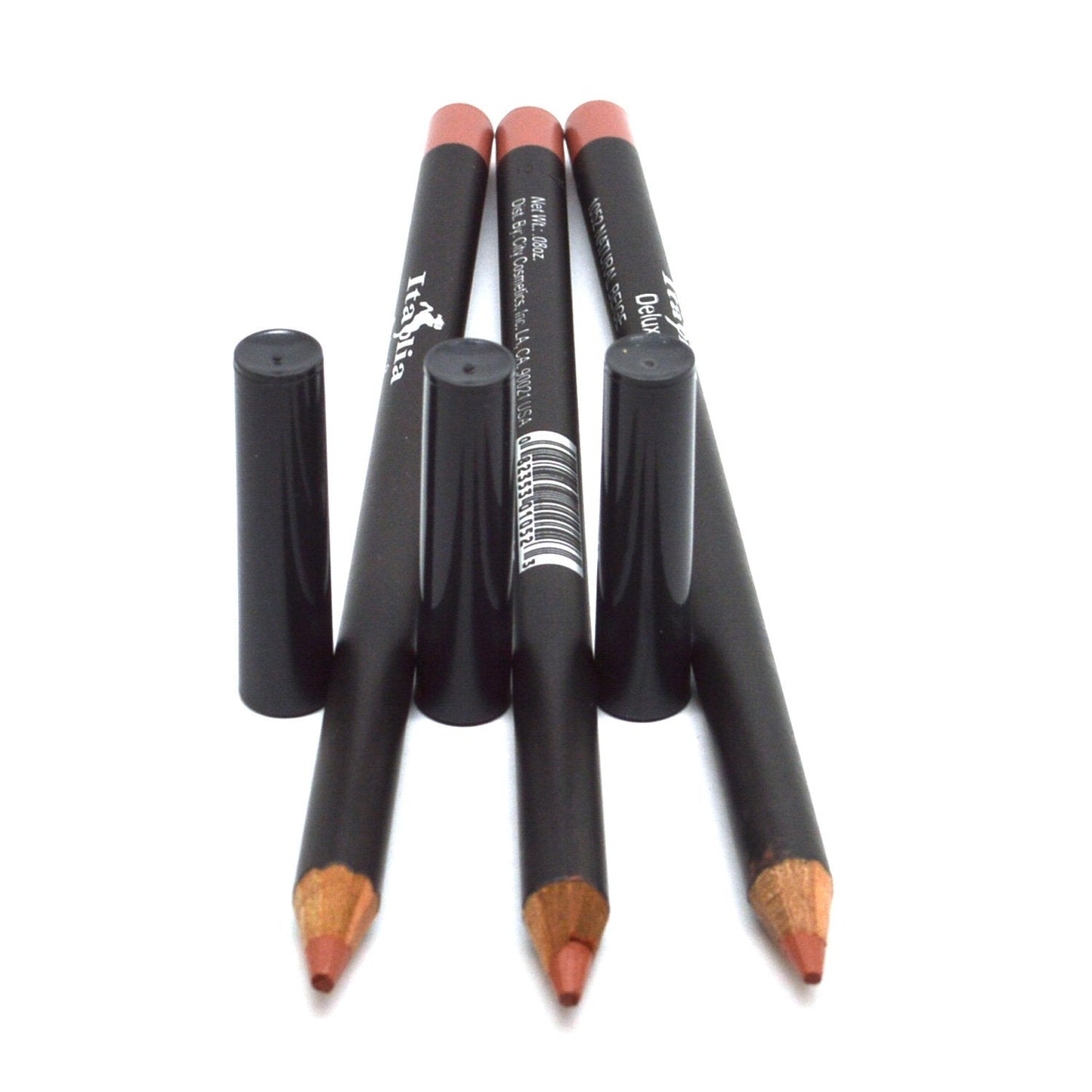 3 Pcs x Italia 1052 Natural Beige Fine Eye liner Pencil Lip Eyeliner Set + Free ZipBag Beauty & Personal Care Italia Deluxe