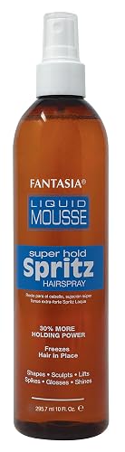 Fantasia Liquid Mousse Spritz Hair Spray Super Hold 10 Fl Oz (Pack of 1) Beauty & Personal Care IC BRAZILIAN