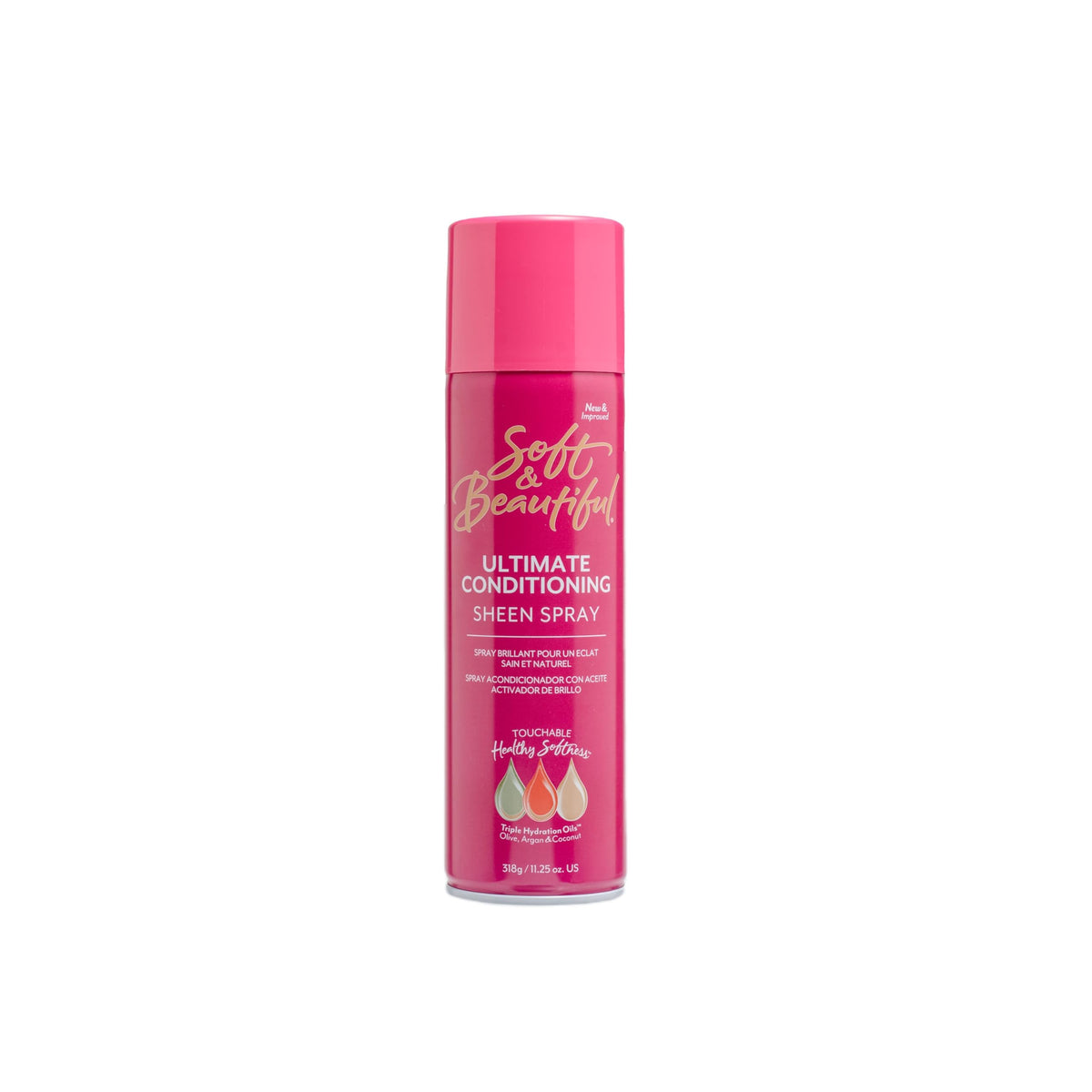 Soft & Beautiful Ultimate Conditioning Sheen Spray Aerosol Can 11.25 Oz Beauty & Personal Care Soft & Beautiful