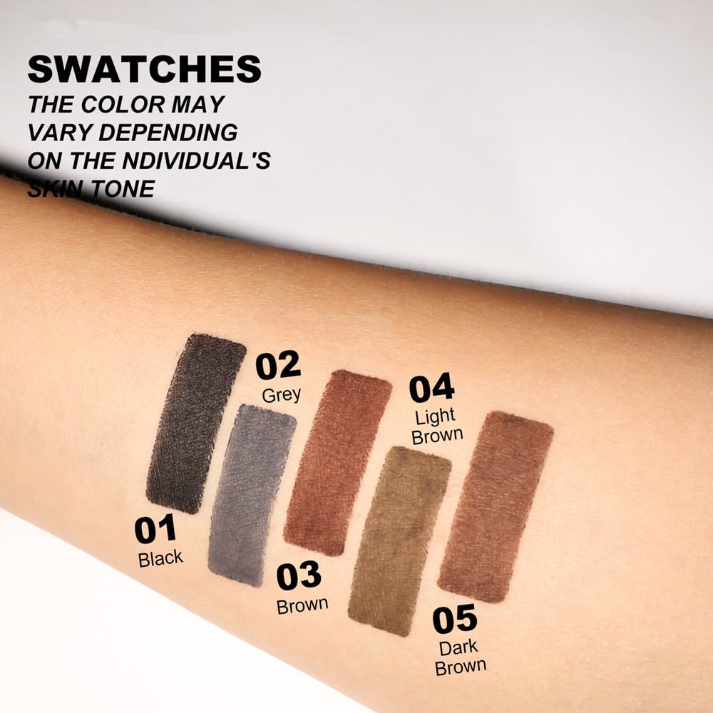 Eyebrow pencil eyebrow Eyebrow Retractable Definer Pencil, eyebrow stylist shape and fill eyebrow pencil, professional eye makeup (01 Black) Beauty & Personal Care UOCK
