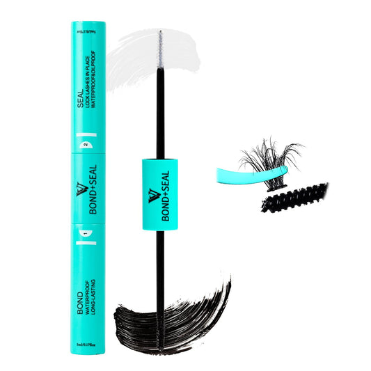 VAVALASH Lash Bond and Seal Waterproof Lash Glue 2 in 1 Long Lasting Lash Clusters Bond for Eyelash Extensions Strong Hold Waterproof Adhesive Beauty and Personal Care VAVALASH Default Title