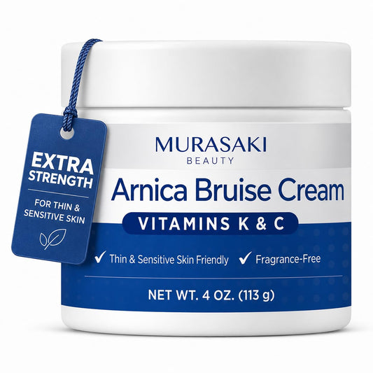 Arnica Bruise Cream Extra Strength for Thin & Sensitive Skin, 4 oz Beauty and Personal Care MURASAKI BEAUTY Default Title
