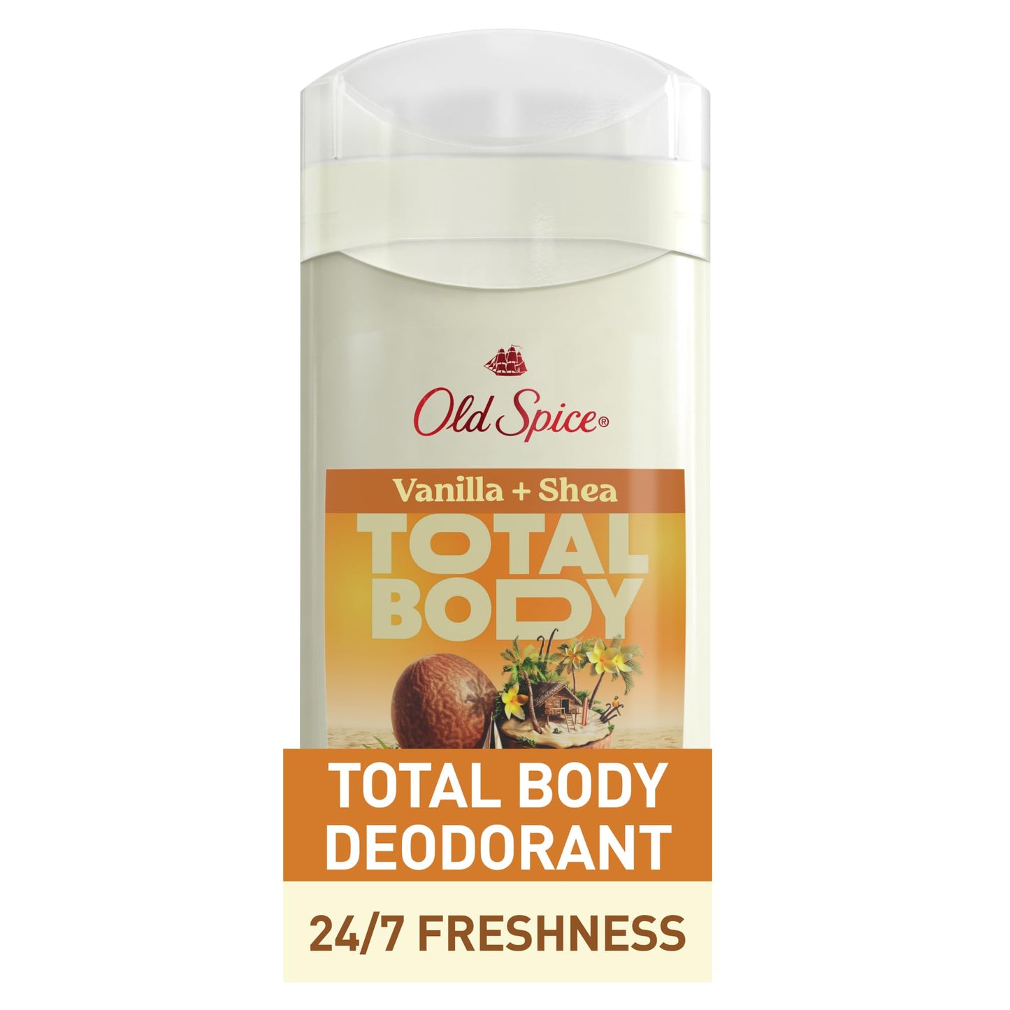 Old Spice Whole Body Deodorant Stick for Men, Aluminum Free, Vanilla + Shea Scent, 24/7 Odor Protection, 24/7 Lasting Freshness, Dermatologist Tested Beauty & Personal Care Old Spice